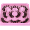 Picture of Dramatic Eyelashes Fluffy Mink Lashes Thick Long 8D Volume False Eye Lashes Bulk 20mm Wispy D Curl Strip Fake Eyelashes Pack by Focipeysa Eyelashes