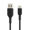 Picture of Belkin BoostCharge USB-C Cable (2M/6.6ft), USB-C to USB-A Cable, USB Type-C Cable for iPhone 15 Series, Samsung Galaxy S23, S23+, Note20, Pixel 6, Pixel 7, iPad Pro, Nintendo Switch, and More - Black