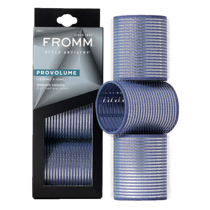 Picture of Fromm ProVolume 2" Self-Grip Ceramic Ionic Thermal Hair Rollers, 3 Count, Large Salon Quality Hair Curlers for Medium to Long Length Hair and Curtain Bangs