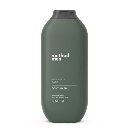 Picture of Method Men Body Wash, Juniper + Sage, Paraben and Phthalate Free, 18 fl oz (Pack of 1)