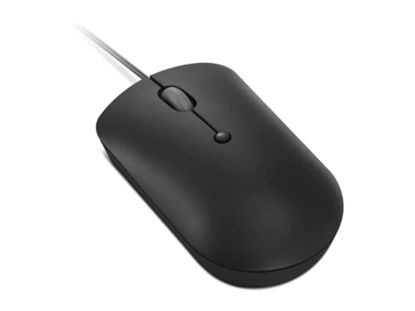 Picture of Lenovo 400 USB-C Compact Wired Mouse, Black