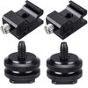 Picture of FOTYRIG 1/4" Hot Shoe Adapter Mount Camera Shoe Mount Screw Flash Cold Shoe Mount to Tripod Screw Adapter DSLR Camera Rig-4 Packs