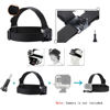 Picture of TEKCAM Action Camera Head Mount Strap Wearing Head Belt Compatible with Gopro Hero 11 10 9 8 7 6 5/AKASO/Dragon Touch/APEMAN/Campark/Apexcam/Surfola/WOLFANG Action Camera