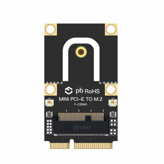 Picture of M.2 to PCIe Converter for Laptop NGFF M.2 Key A+E WiFi Bluetooth Card to Mini PCI-E Converter Adapter Make Your Newest M.2 WiFi Card on laptops 2010-2016 Laptops Based on PCI Express Solt