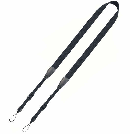 Picture of CHMETE Camera Neck Strap/Thin Camera Strap or Binoculars Strap Black