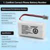 Picture of BT-1007 Cordless Phone Battery Compatible with Uniden BT1007 BT904 BT-904 BT1015 BT-1015 BBTY0651101 BBTY0460001 BBTY0510001 BBTY0624001 BBTY0700001 HHR-P506 HHR-P506A (2)