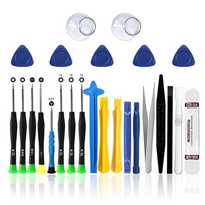 Picture of 25 in 1 Universal Electronics Repair Tool Kit,Professinal Premium Precision Screwdriver Repair Tools Kit Magnetic for iPhone,iPad,Tablet,Cell Phone,Smart Watch,Computer and Camera Repair Tools Kit