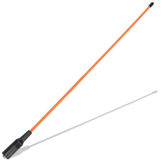 Picture of ABBREE AR-771C 15.3Inch SMA-Female Dual Band VHF/UHF High Gain Whip Antenna for Baofeng UV-5R(All),BF-F8HP, UV-82(All) BF-888S UV-S9Plus UV-17R UV-21R SHX-GP8600 8800 GS-5B UV-K5 Two Way Radio