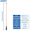 Picture of ABBREE AR-771C 15.3Inch SMA-Female Dual Band VHF/UHF High Gain Whip Antenna for Baofeng UV-5R(All),BF-F8HP, UV-82(All) BF-888S UV-S9Plus UV-17R UV-21R SHX-GP8600 8800 GS-5B UV-K5 Two Way Radio