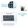 Picture of Individual Lash Clusters Volume Lashes DIY Eyelash Extension Natural Curl Glue Bonded Soft Lash Extensions by WENDY LASHES (0.07-D-15mm)