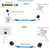 Picture of Xsusmdom [2-Pack] Phone Jack to Ethernet Adapter, Ethernet to Phone Line Adapter RJ45 Female to RJ11 Male Converter Adapter Cable for Landline Telephone Service