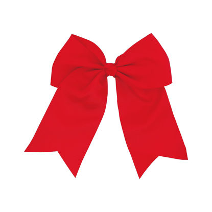 Picture of Red Jumbo Bow Clip with Tails