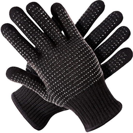 Picture of Teenitor Heat Resistant Glove With Silicone Bumps For Hair Iron Tool, New Upgraded Professional Heat Gloves For Heat Press, Heat Protectant Gloves For Hair Styling, Sublimation Gloves Heat Resistant