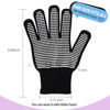 Picture of Teenitor 2 Pcs Heat Resistant Gloves With Silicone Bumps, Heat Resistant Gloves For Sublimation, Heat Protection Gloves For Hair Styling