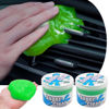 Picture of smseace 2-Pack Green Car Cleaning Gel Dusting Mud Universal Soft Glue Cleaner, Used for Dust Removal and Cleaning of Car Air Conditioning Vents, Printers, Laptop Keyboards and Crevices.E-001-G-2P