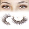 Picture of JIMIRE Brown False Eyelashes with Clear Band Fluffy 6D Lashes Brown Colored Lashes Natural Look Like Eyelash Extensions Soft Faux Mink Strip Eyelashes 7 Pairs Multipack