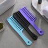 Picture of Wide Tooth Comb and Large Hair Detangling Comb, Durable Hair Brush for Best Styling and Professional Hair Care, Suitable for Curly Hair, Long Hair, Wet Hair in all Types, Reduce Hair Loss and Dandruff&Headache-Minimal breakages Comb (Blue，Purple，Bla