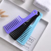 Picture of Wide Tooth Comb and Large Hair Detangling Comb, Durable Hair Brush for Best Styling and Professional Hair Care, Suitable for Curly Hair, Long Hair, Wet Hair in all Types, Reduce Hair Loss and Dandruff&Headache-Minimal breakages Comb (Blue，Purple，Bla