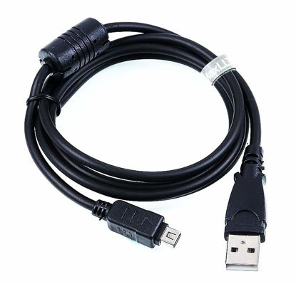 Picture of MaxLLTo USB PC Data + Battery Power Charging Cable/Cord/Lead for Olympus Camera CB-USB8