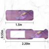 Picture of Webcam Cover, 3 Pieces, Laptop Camera Cover, Privacy Shielding Capacity is Twice as Big as The Traditional, Suitable for Computer Mobile Phones, laptops, Tablets and so on (Purple Marble)