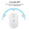 Picture of OKIMO Wireless Mouse for Laptop Computer Mouse with USB Receiver 2.4GHz Optical Tracking Computer Cordless Mouse Ergonomic Portable Mouse for PC Mac Laptop Chromebook (White)