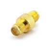 Picture of Maxmoral 2PCS RP SMA Female to RP SMA Female Connector Barrel Type RF Coax Coaxial Adapter