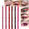 Picture of evpct 6Pcs Glitter Eyeliner Pencils Set delineadores de colores para ojos lapiz de ojos negro a prueba de agua Pink Rose Red Orange Purple Metallic Colorful Liquid Eye Liners Set for Women Waterproof