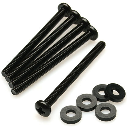 Picture of CRJ 6-32 UNC Extra Long 1-3/4" (43mm) Computer Fan Screws Set for 38mm Fans - 20 Screws and 20 Washers