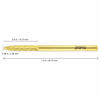 Picture of PANA 3/32" Cuticle Clean Nail Carbide Bit for Professional, Nail Salon, Nail Trimmer, Under Nail Cleaner, Electric Drill Machine, Manicure Tools (Gold-UNC, Extra Fine)