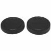 Picture of Haoge Camera Body Cap and Rear Lens Cap Cover Kit for Samsung NX Mount Camera Lens Such as NX1 NX5 NX10 NX20 NX30 NX200 NX210 NX300 NX300M NX500 NX1000 NX1100 NX2000 NX3000 NX3300