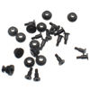 Picture of FDXGYH 12 Pcs Hard Disk Drive Screws and Shock Absorption Rubber Washer Kit for 3.5 inch HDD PC Hard Disk Drive Mounting Accessories