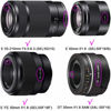 Picture of ULBTER 49mm Lens Cap Cover with Keeper for Sony E-Mount FE 50mm f/1.8,Sony E 55-210mm f/4.5-6.3 Lens,Sony E 35mm f/1.8,Sony E 20mm f/2.8 Lens for Sony Alpha a6600 a6500 a6400 a6300 a6100 a6000