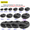 Picture of 67mm Lens Cap Cover with Leash for AF-S Nikkor 85mm f/1.8G,AF-S 18-140mm f/3.5-5.6G,AF-S 18-300mm f/3.5-6.3G for Nikon D7200 D7100 D7000 D800 D600 D90 D5300,ULBTER Lens Cap & Cover Keeper -2 Pack