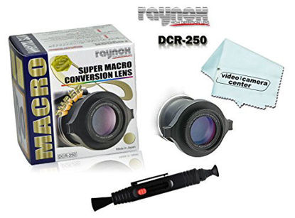 Picture of Raynox DCR-250, Macro-Scan 2.5x Super Macro Conversion Lens, with Snap-on Universal Mount for 52mm to 67mm Filter Diameters + LensPen Lens Cleaner + 1 VCC113 Micro-Fiber Cloth