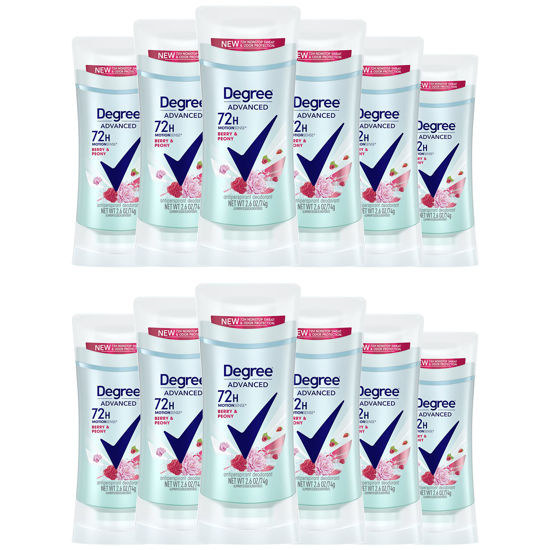 Picture of Degree MotionSense Antiperspirant Deodorant for Women Berry & Peony 2.6 oz, Pack of 12