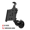 Picture of RAM MOUNTS Twist-Lock Suction Cup Mount for Apple iPad Mini 6 RAM-B-166-AP36U for Vehicle Windshields