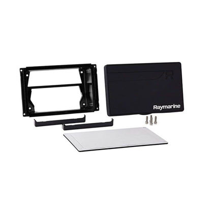 Picture of Raymarine Front Mount Kit for Axiom 7 Includes Trim Pieces and Suncover, Black, 7-inch