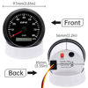 Picture of ARTILAURA GPS Speedometer Gauge 7 Color 85mm 3-3/8" 0-80 MPH Boat GPS Speedometer Car Antenna for AUTO Marine Truck