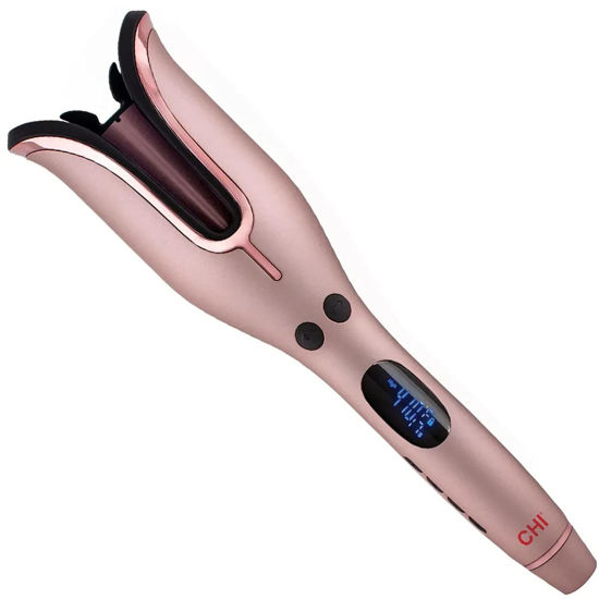 Picture of CHI Spin N Curl Special Edition Rose Gold Hair Curler 1". Ideal for Shoulder-Length Hair between 6-16” inches.