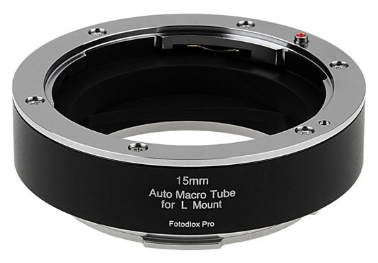 Picture of Fotodiox Pro 15mm Automatic Macro Extension Tube Compatible with L-Mount Alliance MILC Cameras for Extreme Close-up Photography