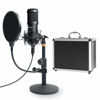 Picture of USB Streaming Podcast PC Microphone with Aluminum Storage Case,SUDOTACK Professional 192kHz/24Bit Studio Cardioid Condenser Mic Kit with Sound Card Desktop Stand Shock Mount for Skype Youtuber Gaming