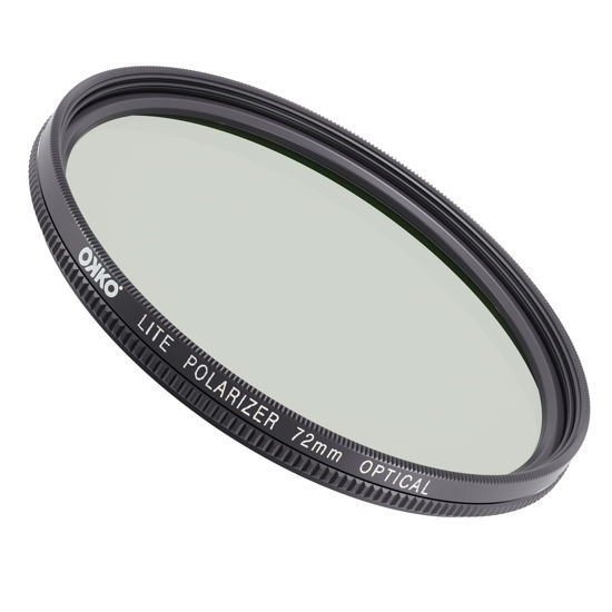 Picture of Okko Lite Range Circular Polarizer Filter for Perfect Photography, Adjustable Polarization, Compatible with All Major Brands, Lens Filter - 58mm