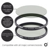 Picture of Okko Lite Range Circular Polarizer Filter for Perfect Photography, Adjustable Polarization, Compatible with All Major Brands, Lens Filter - 58mm