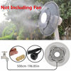 Picture of 16in Spray Ring for Fan with 16ft Tube, Outdoor Misting Fan Kit for a Cool Patio Breeze,Water Misters Spray Tube for Cool-ing Outdoor, Patio Garden Fan Accessories(with 16ft Tube,Excluding fans)