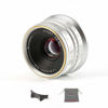 Picture of 7artisans 25mm F1.8 APS-C Frame Manual Focus Prime Fixed Lens for Canon EOS-M Mount M1 M2 M3 M5 M6 M10 M50(Silver)