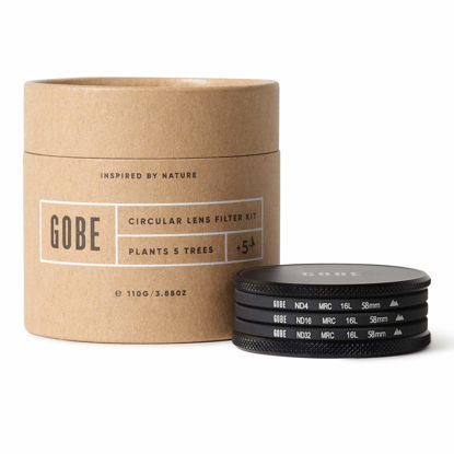Picture of Gobe ND Filter Kit 58mm MRC 16-Layer: ND4, ND16, ND32