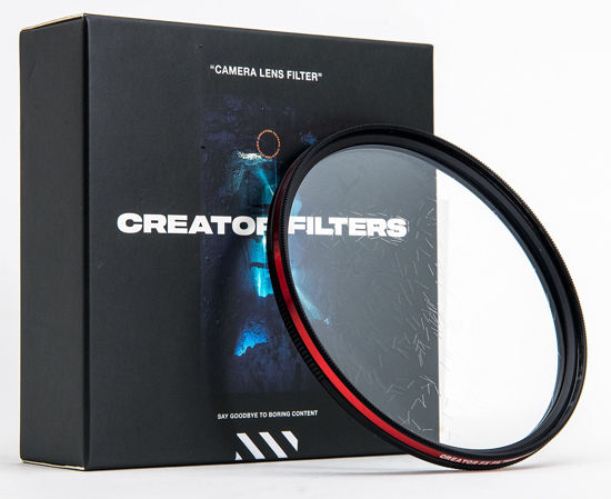 Picture of Creator FX Fractal Light Flare Lens Filter | Light Refracting FX Filter for Camera | Special Effects Filter for Random Dazzling Light Streaks (Fits 82mm, 77mm, 72mm, 67mm)