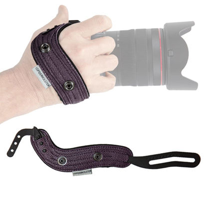 Picture of SPIDER HOLSTER - SpiderPro Camera Hand Strap v2 with Snap Assembly and Optional Wrist Strap - DSLR and Mirrorless Compatible (Purple)