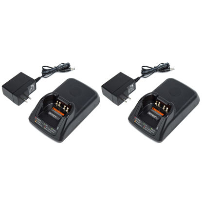 Picture of Rapid Charger for Motorola APX6000 APX6000XE APX8000 APX8000XE Radios PMPN4174A PMPN4174 Motorola Charger Single Unit Desktop Charger Replaced WPLN4232A WPLN4232(2 Pack)