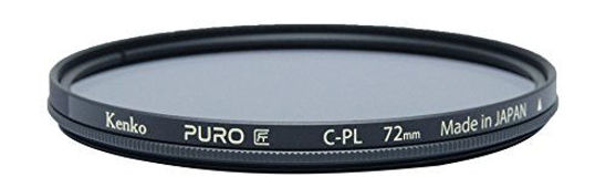 Picture of Kenko Puro Wide Angle Slim Ring 72mm multi-Coated Circular Polarizer Filter, Neutral Grey (227259)